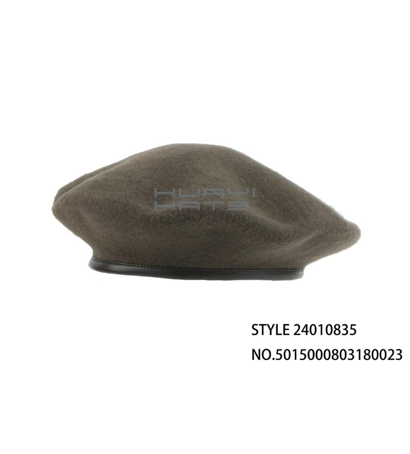 Custom Green Fashion Beret For Women