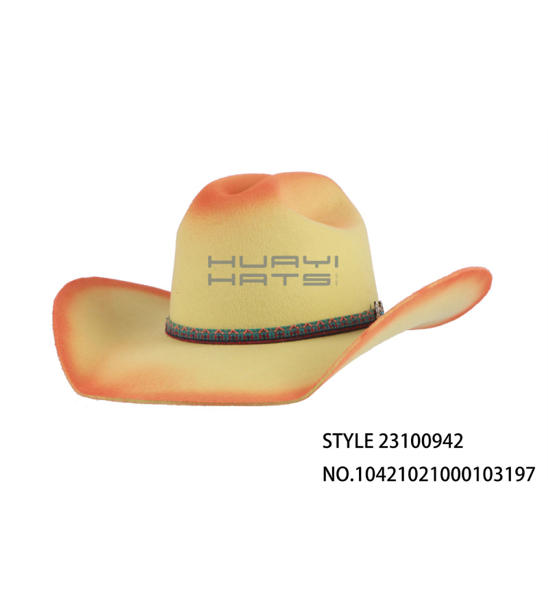  Men's Distressed Cowboy Hat