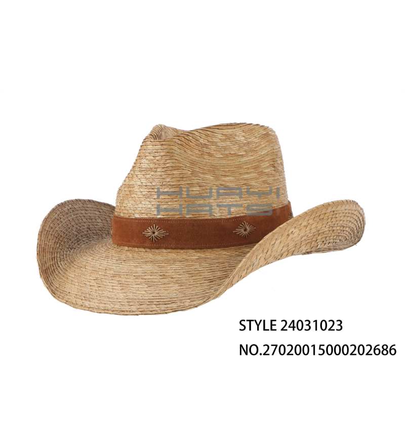 Fashion Burli Straw Cowboy Hat