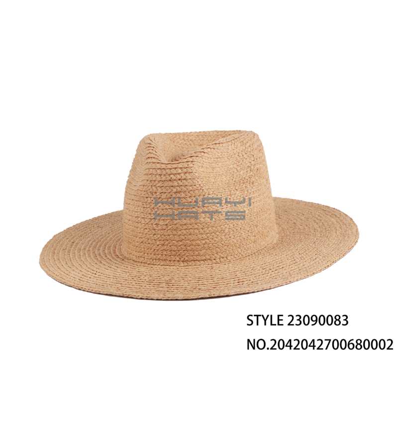 Classic Mens Straw Fedora Hat Wholesale