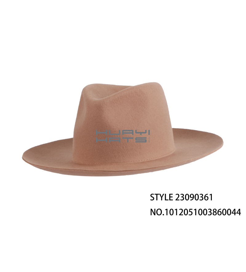 Custom Fashion Ladies Raised Brim Fedora Hat