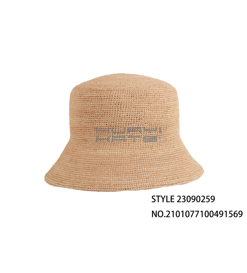 Straw Bucket Hat