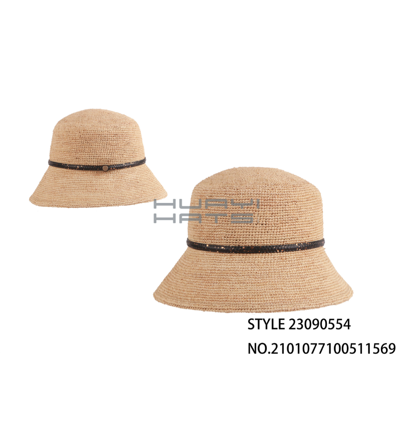 Straw Bucket Hat