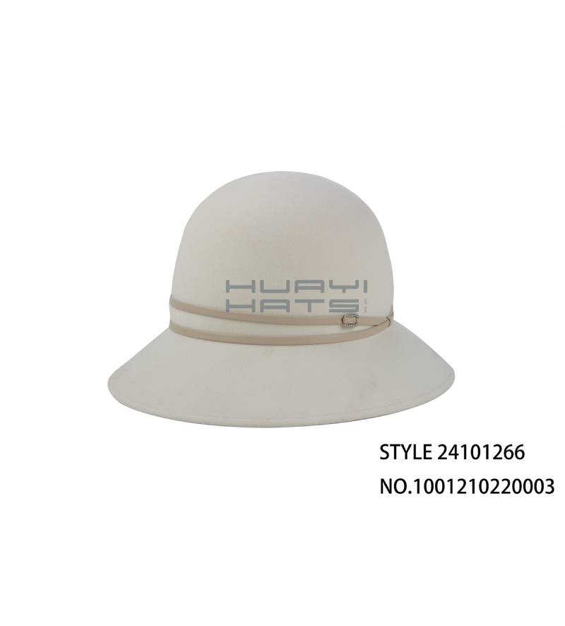 HY Fashion Round Wool Bucket Hat