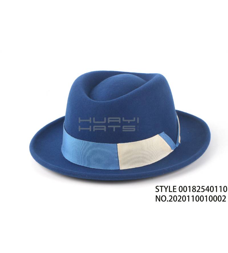 Fashion Rolled Brim Fedora Hat With Small Brim
