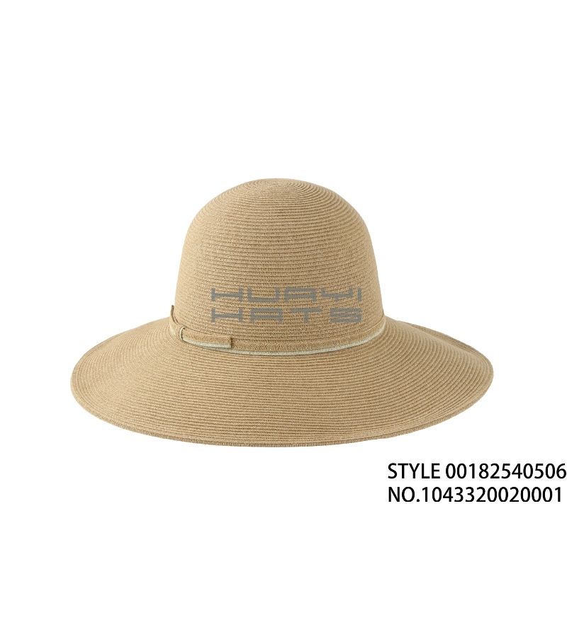 Fashion Paper Straw Braid Bowler Hat