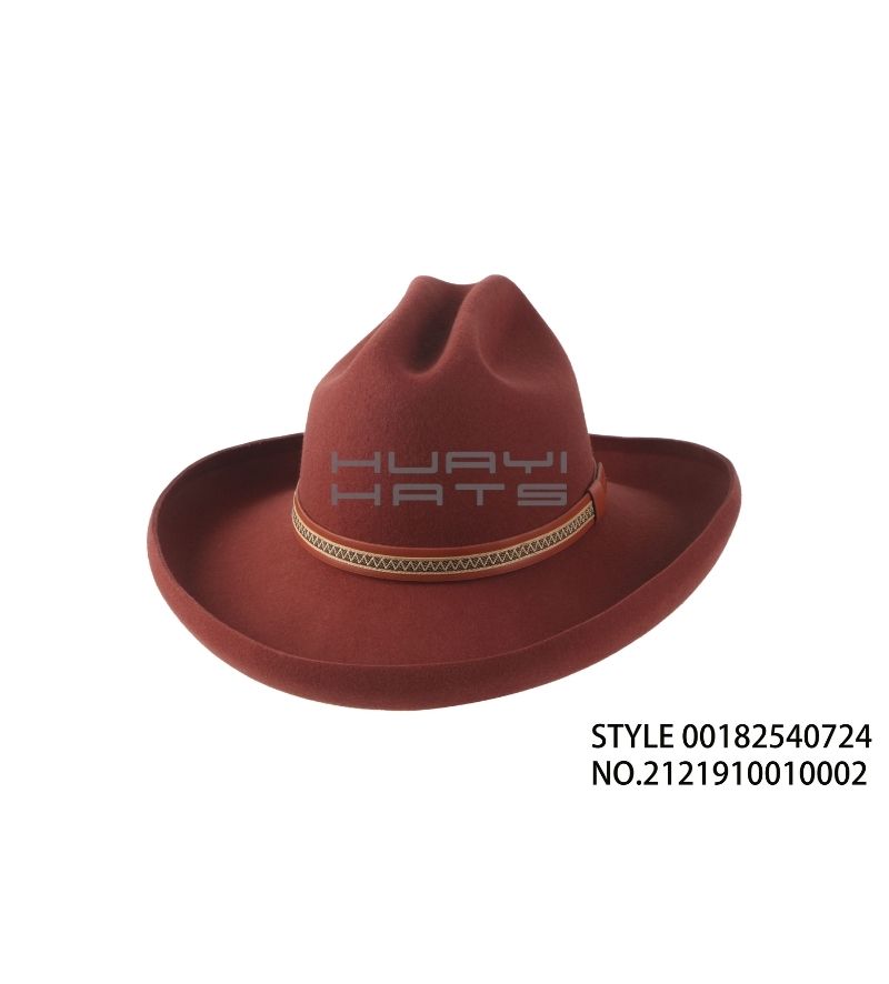 Fashion Wool Western Felt Hat