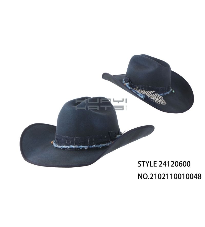 Vintage Wool Felt Cowboy Hat