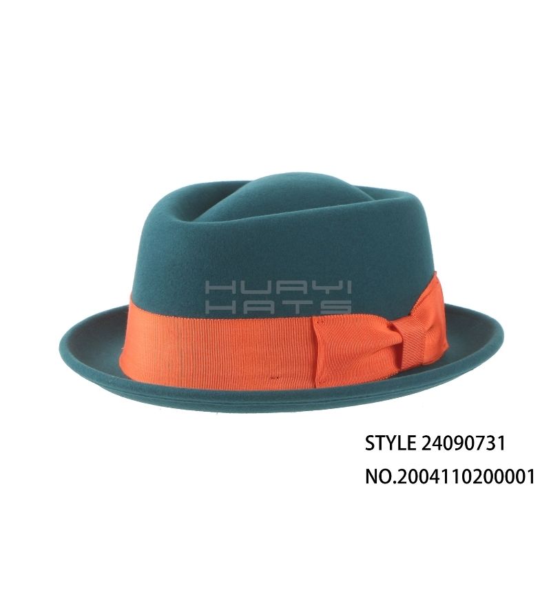 Fashion Wool Small Brim Fedora Hat
