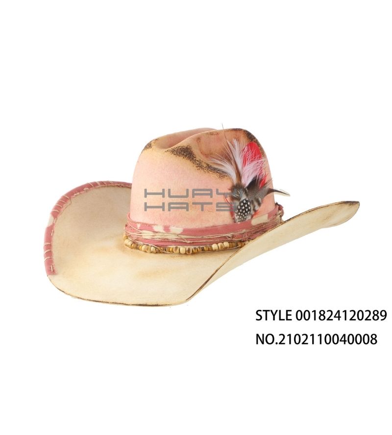 Vintage Wool Western Cowboy Hat