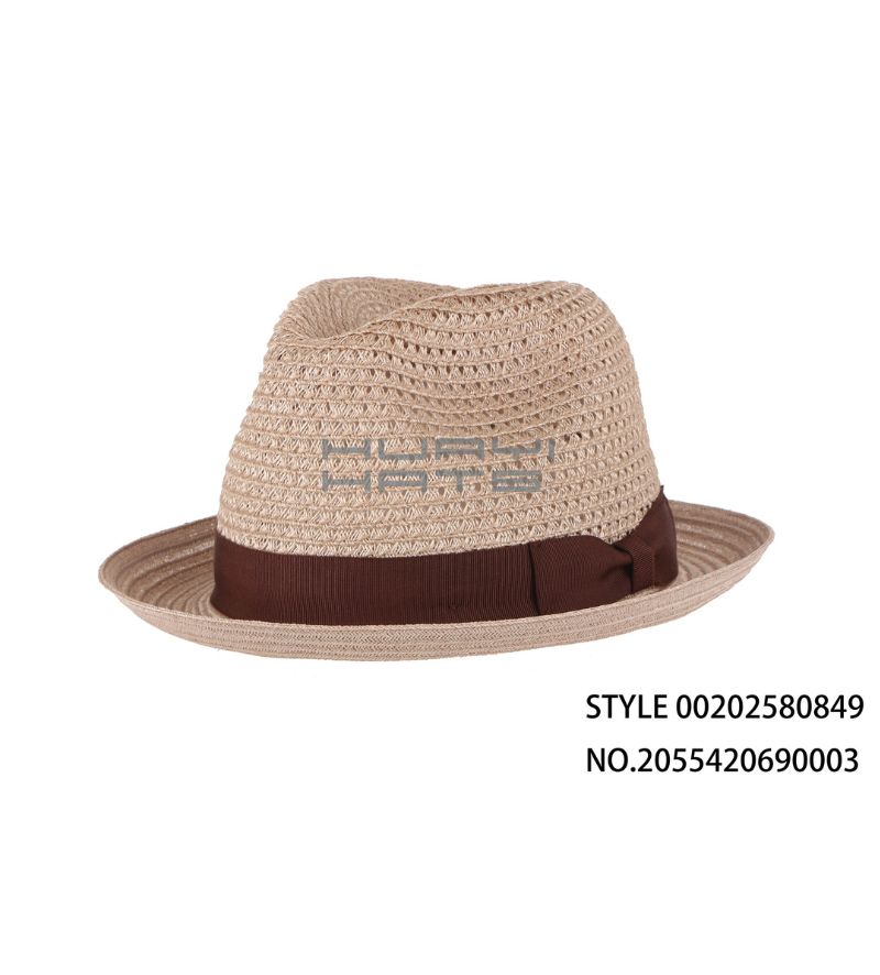 Fashion Straw Fedora with a High Brim