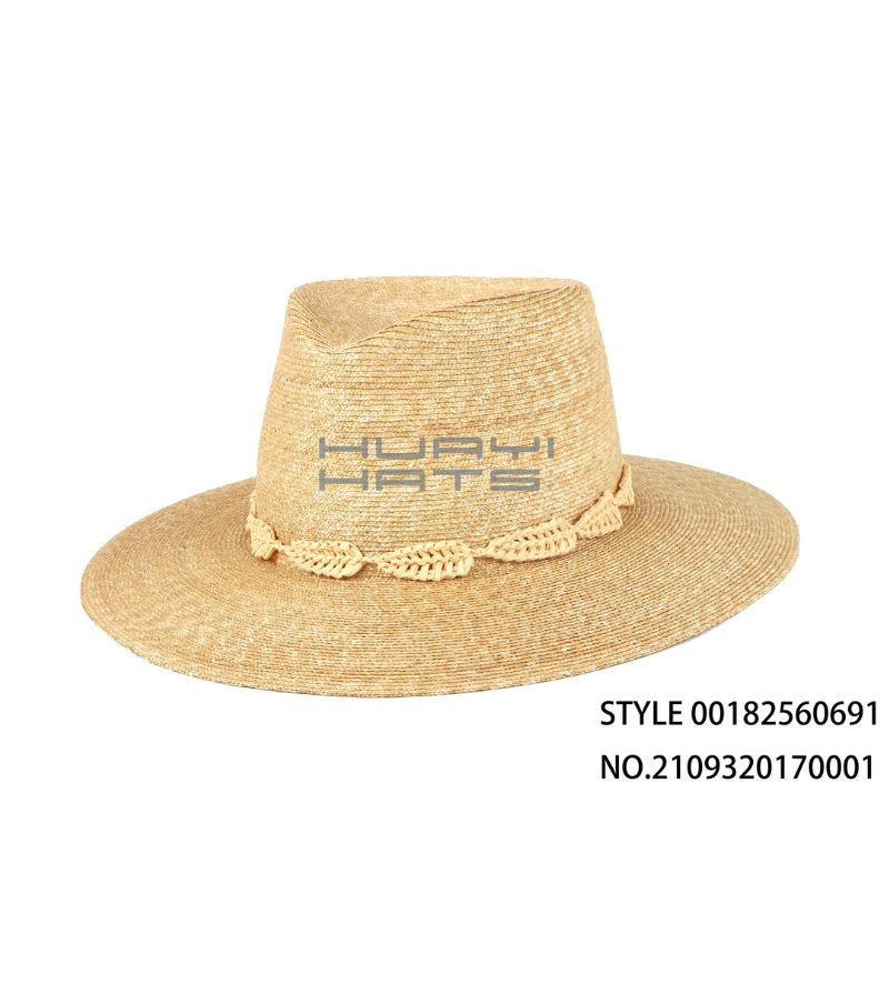 Fashion Wide-brimmed Woven Straw hat