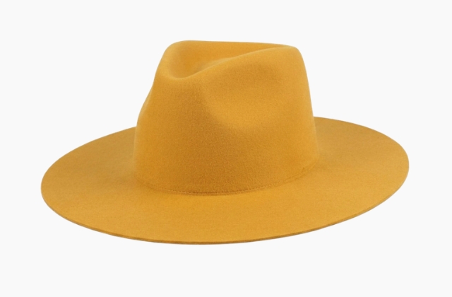 Golden Orange felt hat