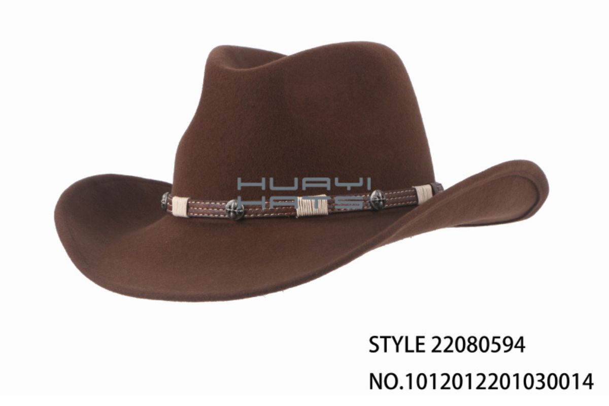 Chocolate Western Hat
