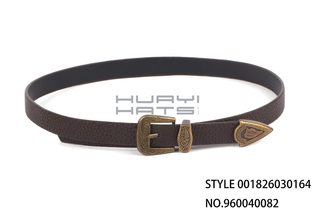 Wide Leather Hatband