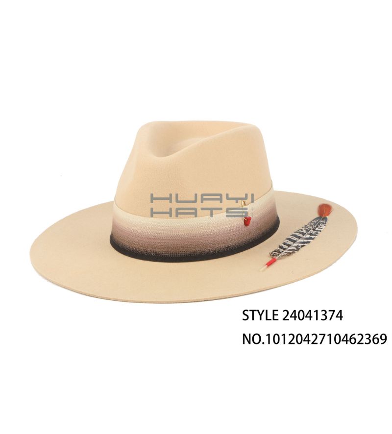 Custom Wide Brim Western Felt Hat