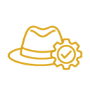 Production and quality control icon
