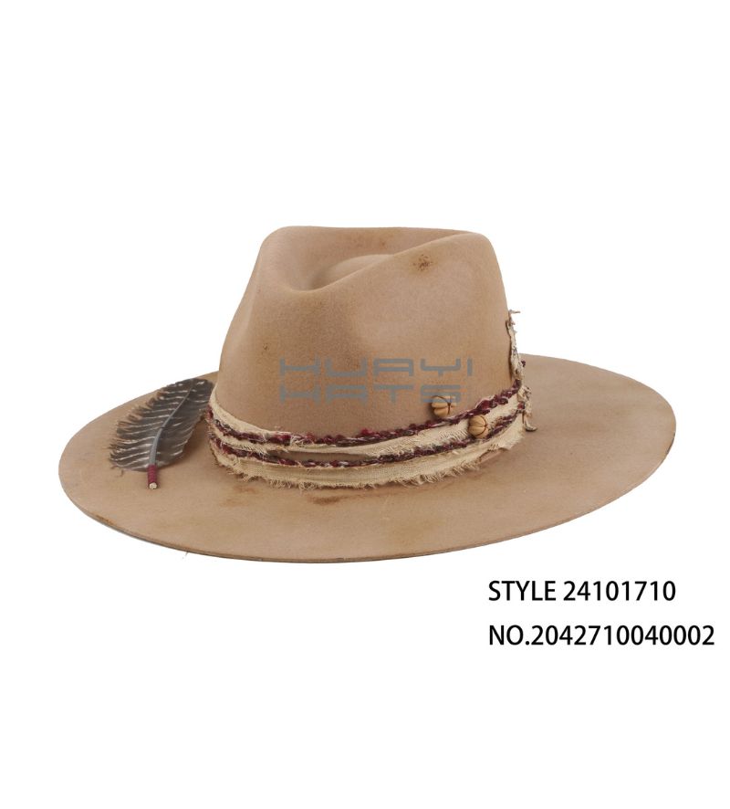 vintage western felt hat