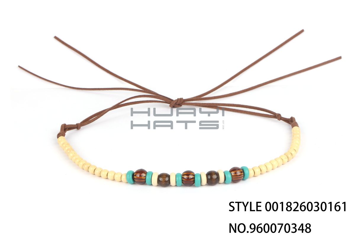 Boho Beaded Hat Band
