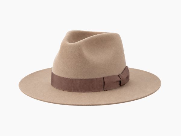 Structured felt hat